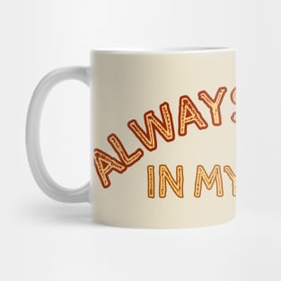 Hiking t-shirt designs Mug